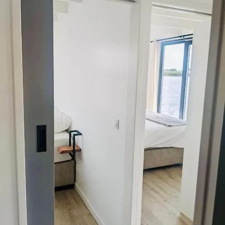 6 Personen Luxe Houseboat Splendid Nabij Amsterdam Båthotell *