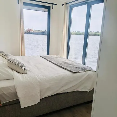 6 Personen Luxe Houseboat Splendid Nabij Amsterdam Båthotell